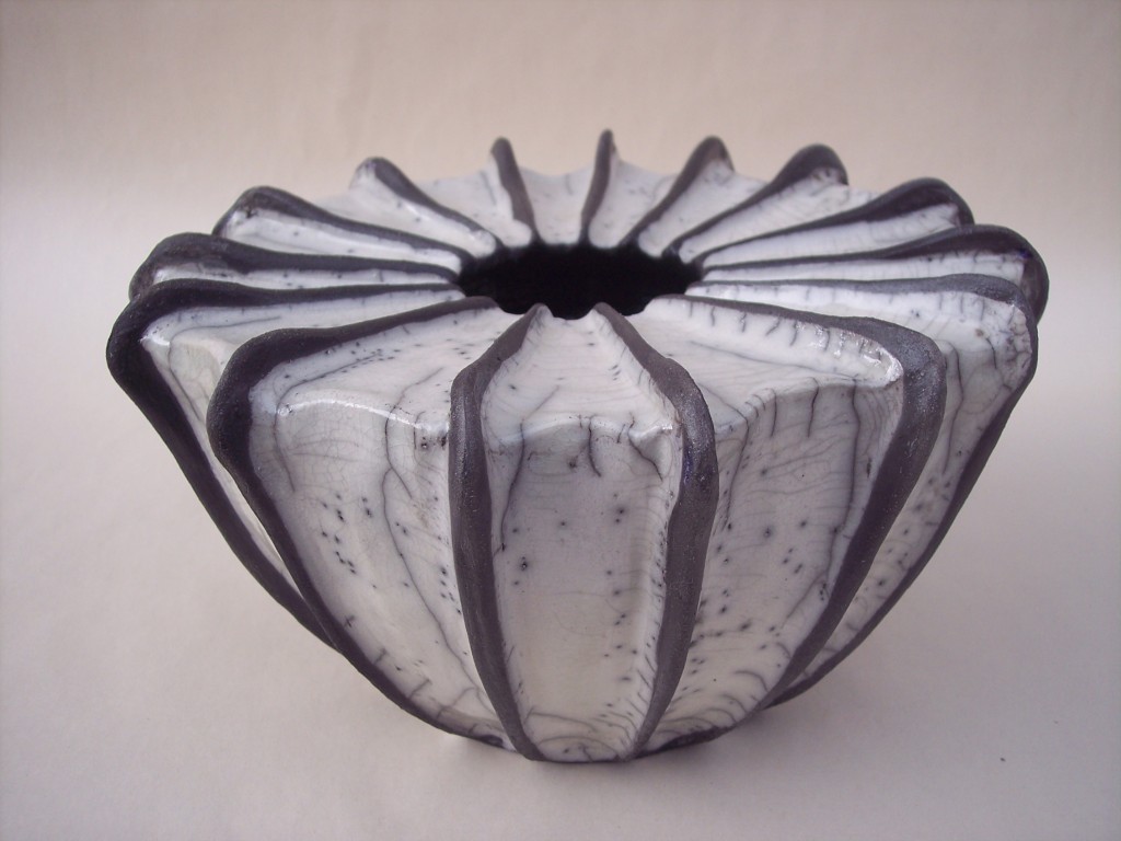 Raku Vase