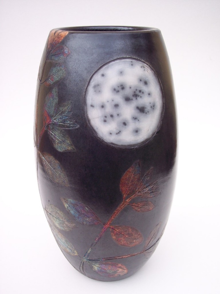 Vase Raku Kupfermatt